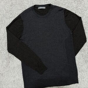 Icebreaker Sweater 100% Wool Pullover Crewneck Outdoor Colorblock Mens Medium